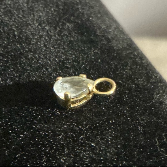 14k Aquamarine Charm - Picture 7 of 12